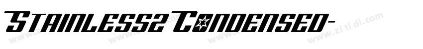 Stainless2 Condensed字体转换